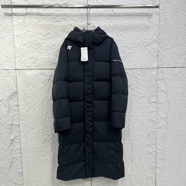 特价 无售后Descente 迪桑特 Ski Style系列Heat Navi科技石墨烯保暖层长款羽绒服 黑色 和墨灰色 男女都能穿 S到Xl 代购订单 原版定