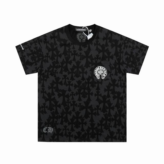 Chrome Hearts Ch 克罗心重工定制满印黑 正确配置 市场最高版本 2025克罗心正品包装 原版开模 定制五金 辅料 实物超有质感 平台直播 0售后