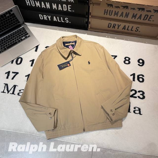 Ralph Lauren拉夫劳伦 老干部拉链夹克外套 易梦玲同款 男女同款 货号:Rl12168 -面料：原版一比一纯棉面料。 -辅料：原版拆解开发，一比一定制