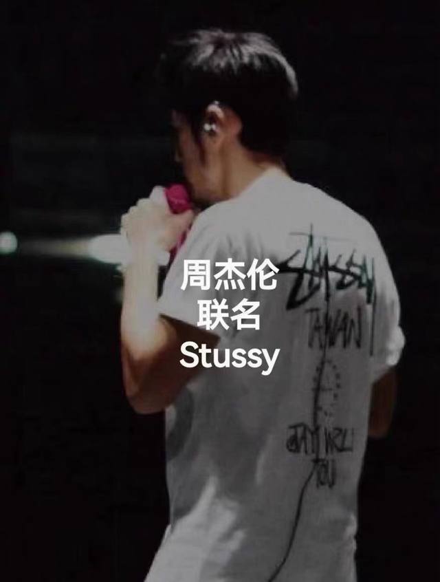 斯图西Stussy&Opus Jay World Tour台湾限定周杰伦 系列 专柜款复古情侣 印花短袖T落肩袖 重磅280G精梳棉材质 透气舒适 版型宽松 进