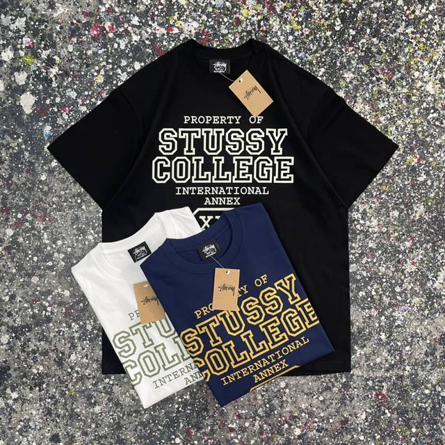 斯图西Stussy 圆筒240Gtee 码数：S M L Xl Xxl