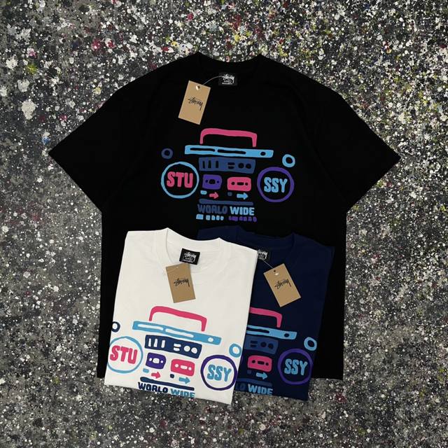 斯图西Stussy 圆筒240Gtee 码数：S M L Xl Xxl