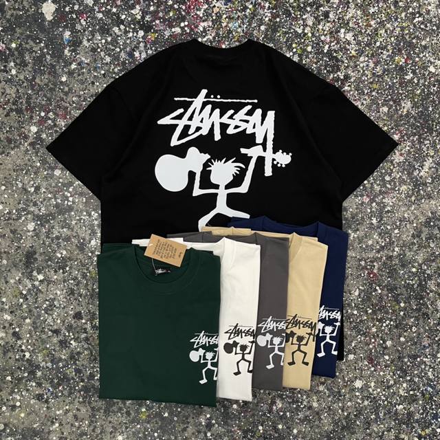 斯图西Stussy 圆筒240Gtee 码数：S M L Xl Xxl